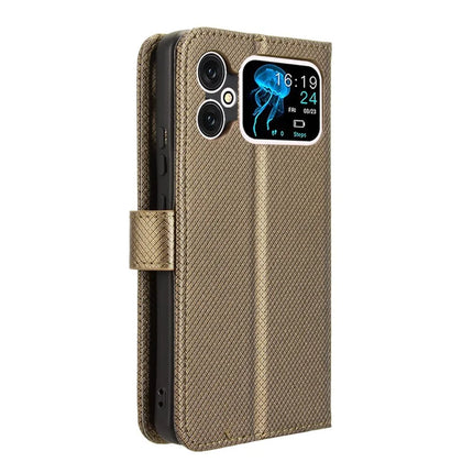 For Cubot A20 Case PU Leather Diamond Texture Wallet Phone Cover