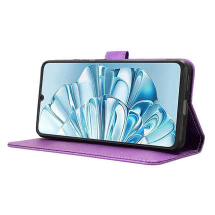 For Cubot A20 Case PU Leather Diamond Texture Wallet Phone Cover