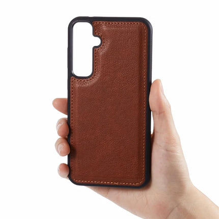 For Samsung Galaxy A16 5G / A16 4G Case Calf Texture PU Leather Anti Fingerprint Back Phone Cover