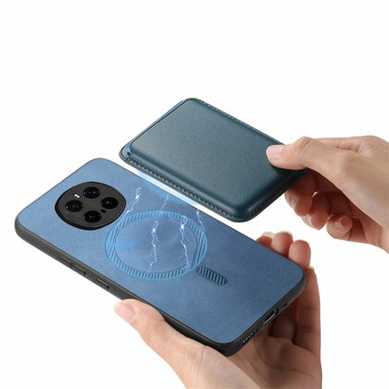 For Honor Magic7 Pro 5G Case Detachable Magnetic Card Bag Leather Phone Back Cover
