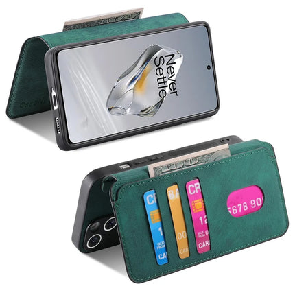 For OnePlus 12 5G Case CASENEO Detachable Magnetic RFID Block Leather Phone Wallet Cover