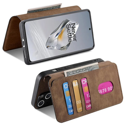 For OnePlus 12 5G Case CASENEO Detachable Magnetic RFID Block Leather Phone Wallet Cover