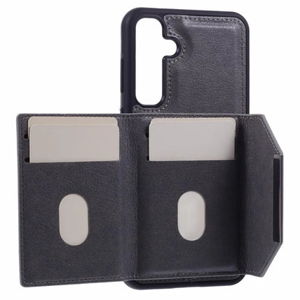 For Samsung Galaxy A16 5G / A16 4G Case Card Bag Kickstand TPU + PU Phone Cover