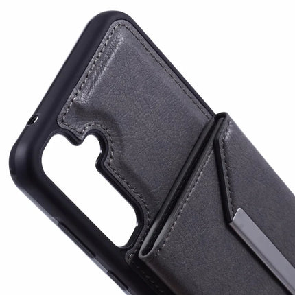 For Samsung Galaxy A16 5G / A16 4G Case Card Bag Kickstand TPU + PU Phone Cover