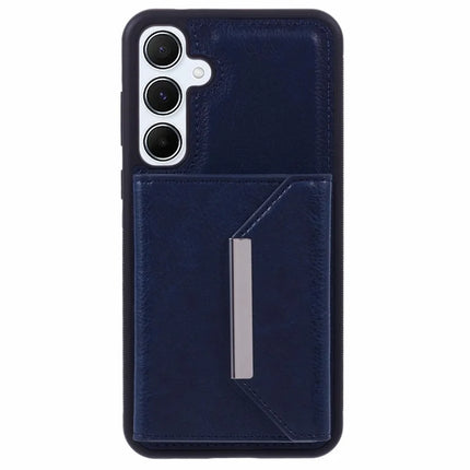 For Samsung Galaxy A16 5G / A16 4G Case Card Bag Kickstand TPU + PU Phone Cover