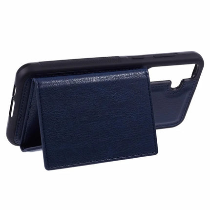 For Samsung Galaxy A16 5G / A16 4G Case Card Bag Kickstand TPU + PU Phone Cover