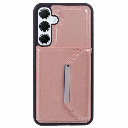 For Samsung Galaxy A16 5G / A16 4G Case Card Bag Kickstand TPU + PU Phone Cover