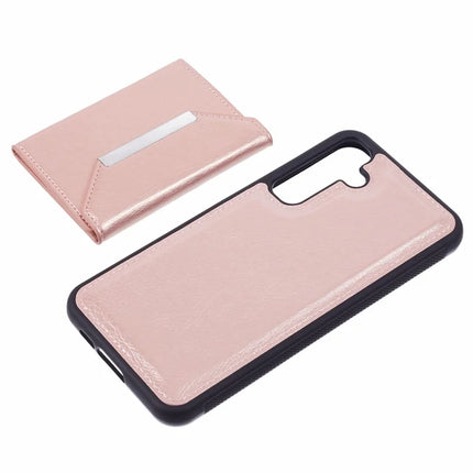 For Samsung Galaxy A16 5G / A16 4G Case Card Bag Kickstand TPU + PU Phone Cover