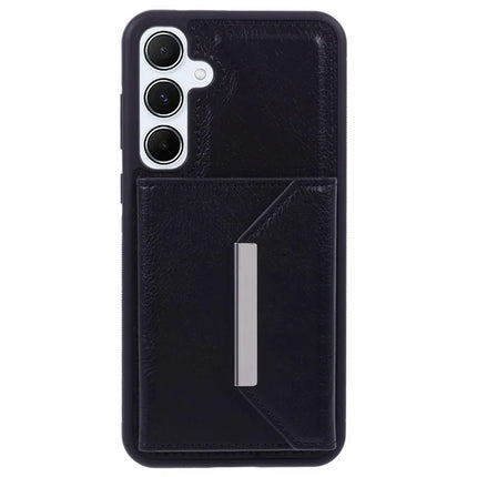 For Samsung Galaxy A16 5G / A16 4G Case Card Bag Kickstand TPU + PU Phone Cover
