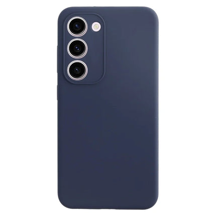 For Samsung Galaxy S23 Case Silicone Shockproof Phone Protective Cover Shell - Dark Blue