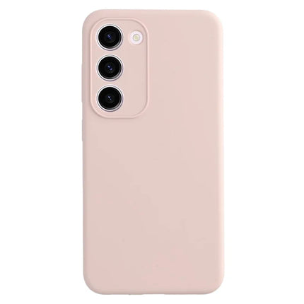 For Samsung Galaxy S23 Case Silicone Shockproof Phone Protective Cover Shell - Pink