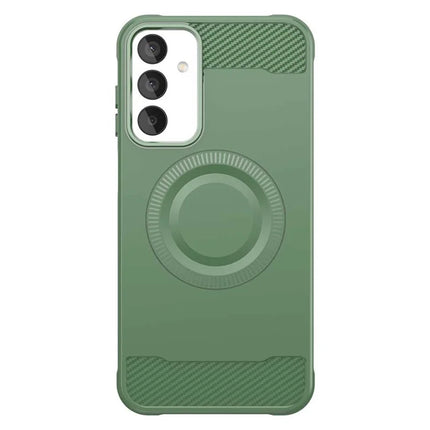 For Samsung Galaxy A05s 4G Case Compatible with MagSafe TPU Phone Cover Carbon Fiber Texture