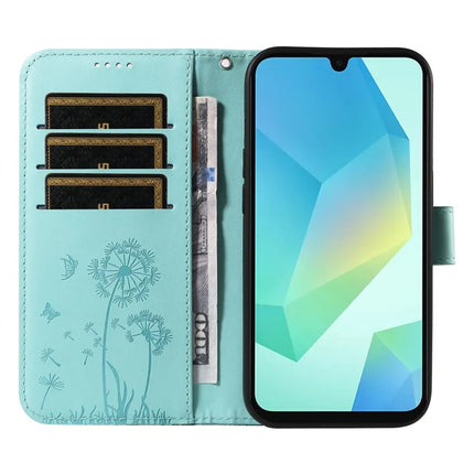 For Samsung Galaxy A55 5G Leather Case Wallet Phone Cover Dandelion Imprint