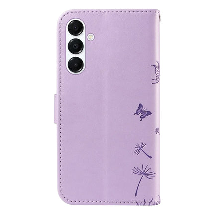 For Samsung Galaxy A55 5G Leather Case Wallet Phone Cover Dandelion Imprint