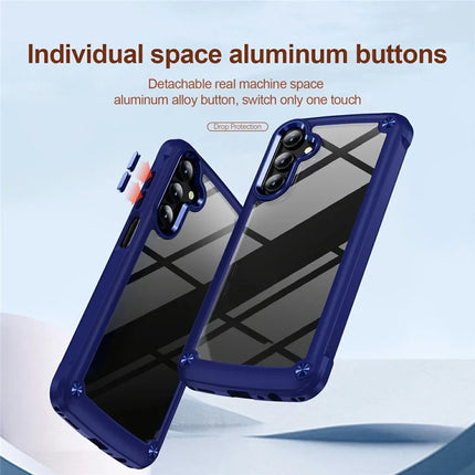 For Samsung Galaxy A26 5G Case Anti-Drop Alloy Lens Frame PC + TPU Phone Cover