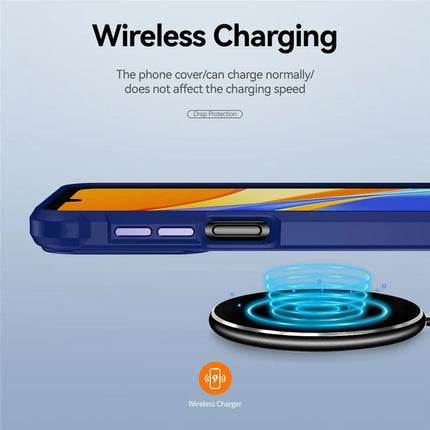 For Samsung Galaxy A36 5G Case Anti-Drop Alloy Lens Frame PC + TPU Phone Cover
