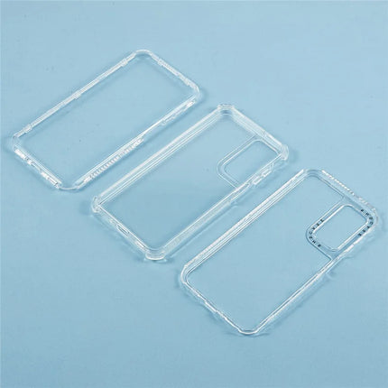 For Samsung Galaxy A36 5G / A56 5G Crystal Clear Case 3 in 1 Shockproof PC + TPU Phone Cover