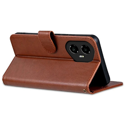 AZNS For Honor 300 Case Anti-Scratch PU Leather Stand Wallet Phone Cover