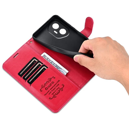 AZNS For Honor 300 Case Anti-Scratch PU Leather Stand Wallet Phone Cover