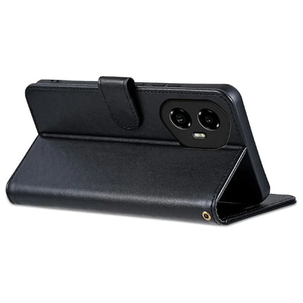 AZNS For Honor 300 Case Anti-Scratch PU Leather Stand Wallet Phone Cover