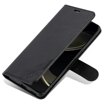 AZNS For Honor 300 Case Anti-Scratch PU Leather Stand Wallet Phone Cover