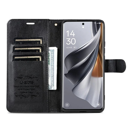 AZNS For Honor 300 Pro Case Anti-Scratch PU Leather Stand Wallet Phone Cover