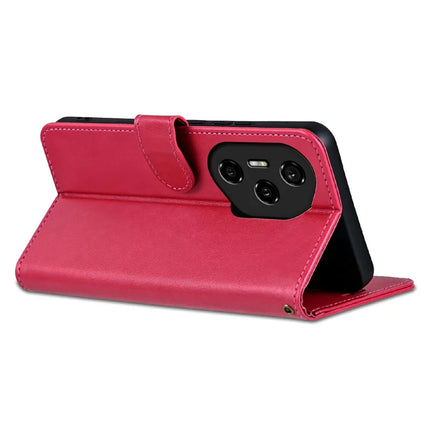 AZNS For Honor 300 Pro Case Anti-Scratch PU Leather Stand Wallet Phone Cover