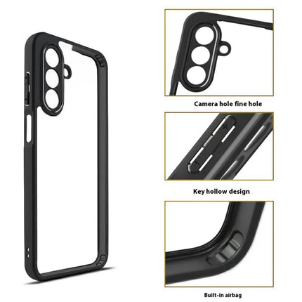For Samsung Galaxy A26 5G Case Shockproof PC + TPU Clear Back Phone Cover