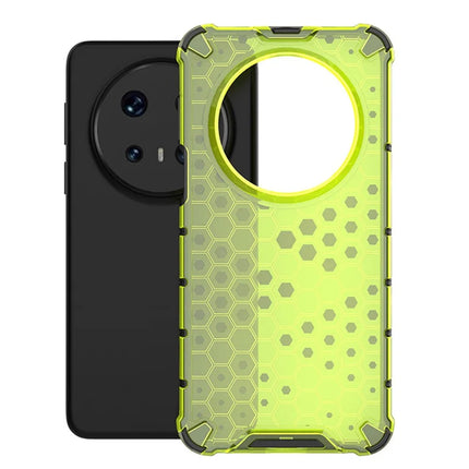 For Huawei Mate 70 Pro+  /  Mate 70 Pro Case Compatible with MagSafe Honeycomb Design TPU + PC Phone Cover - Green