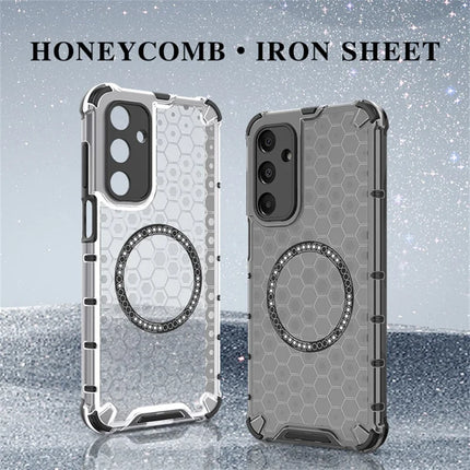 For Samsung Galaxy A16 5G  /  4G Case Compatible with MagSafe Honeycomb Design TPU + PC Phone Cover