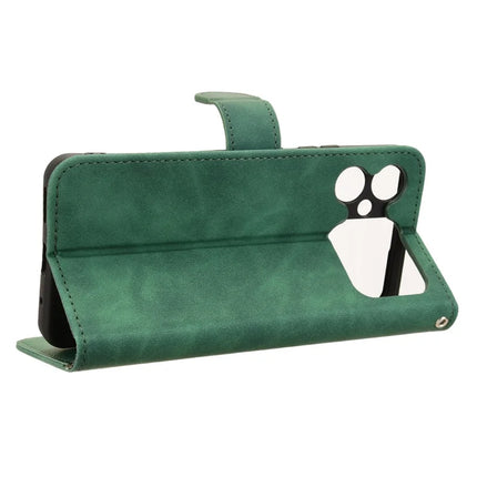 For Cubot A20 Leather Case Skin-Feel Anti-Drop Wallet Flip Phone Cover