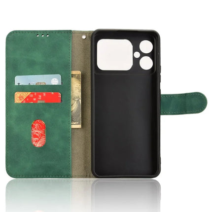 For Cubot A20 Leather Case Skin-Feel Anti-Drop Wallet Flip Phone Cover