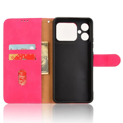 For Cubot A20 Leather Case Skin-Feel Anti-Drop Wallet Flip Phone Cover