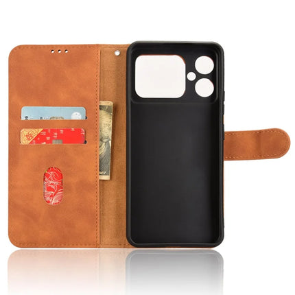 For Cubot A20 Leather Case Skin-Feel Anti-Drop Wallet Flip Phone Cover