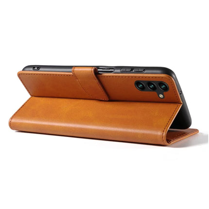 For Samsung Galaxy A56 5G Case Leather Stand Phone Shell with Magnetic Closure