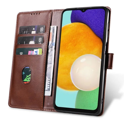 For Samsung Galaxy A56 5G Case Leather Stand Phone Shell with Magnetic Closure