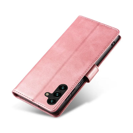 For Samsung Galaxy A16 5G  /  4G Case Leather Stand Phone Shell with Magnetic Closure