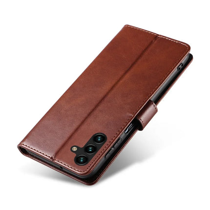For Samsung Galaxy A16 5G  /  4G Case Leather Stand Phone Shell with Magnetic Closure