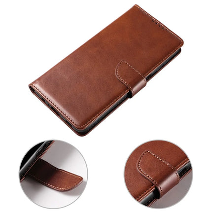 For Samsung Galaxy A16 5G  /  4G Case Leather Stand Phone Shell with Magnetic Closure
