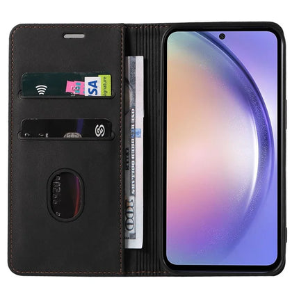 For Samsung Galaxy A16 5G  /  4G Case Wristband Design Stand Magnetic Leather Phone Wallet Cover