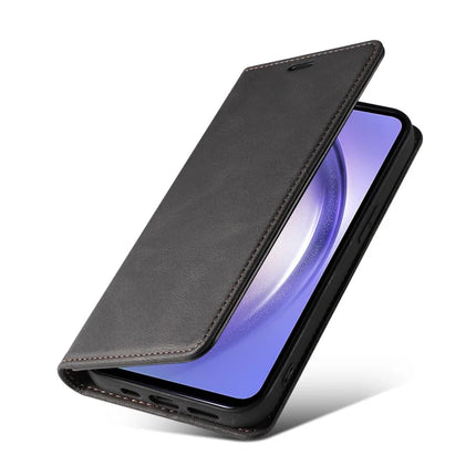 For Samsung Galaxy A16 5G  /  4G Case Wristband Design Stand Magnetic Leather Phone Wallet Cover