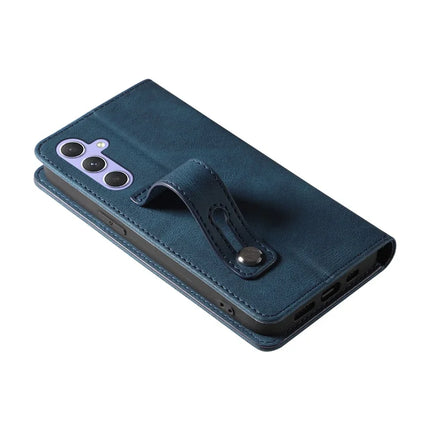 For Samsung Galaxy A16 5G  /  4G Case Wristband Design Stand Magnetic Leather Phone Wallet Cover