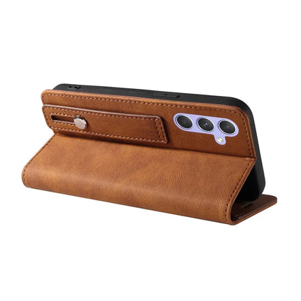 For Samsung Galaxy A16 5G  /  4G Case Wristband Design Stand Magnetic Leather Phone Wallet Cover