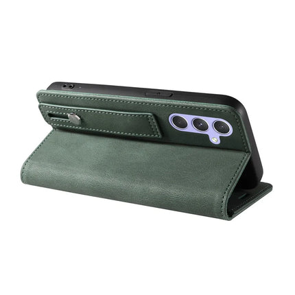 For Samsung Galaxy A36 5G Case Wristband Design Stand Magnetic Leather Phone Wallet Cover