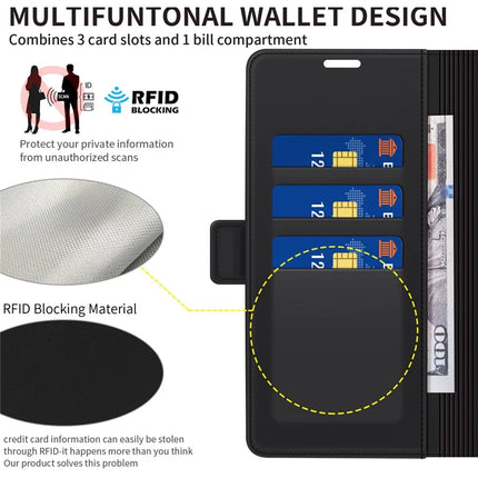 For Samsung Galaxy A55 5G Case Side Magnetic Clasp RFID Blocking Leather Phone Wallet Cover