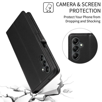For Samsung Galaxy A55 5G Case Side Magnetic Clasp RFID Blocking Leather Phone Wallet Cover