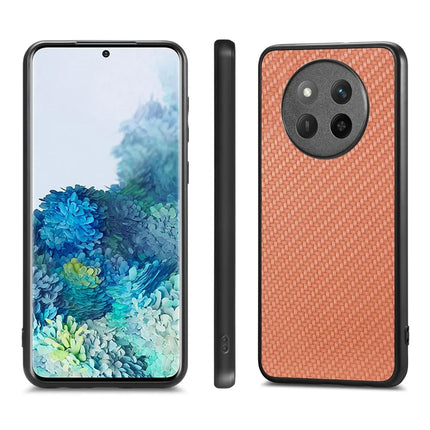 For Honor X60 Pro 5G Case Carbon Fiber Texture PU Leather + PC + TPU Phone Cover