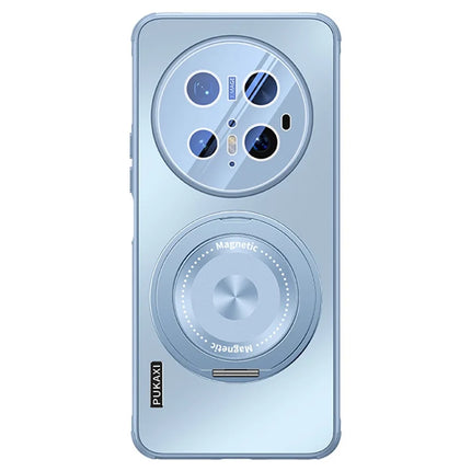 For Huawei Mate 70 Pro / Mate 70 Pro+ Case Compatible with MagSafe Kickstand TPU PC Heat Dissipation Phone Cover - Blue