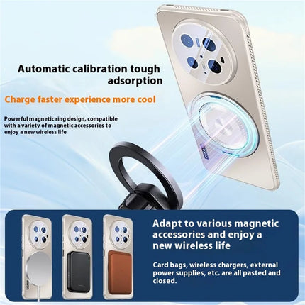 For Huawei Mate 70 Pro / Mate 70 Pro+ Case Compatible with MagSafe Kickstand TPU PC Heat Dissipation Phone Cover