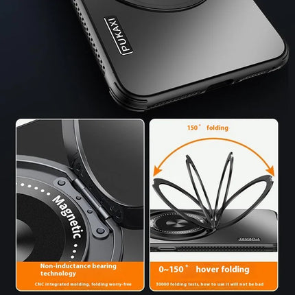 For Huawei Mate 70 Pro / Mate 70 Pro+ Case Compatible with MagSafe Kickstand TPU PC Heat Dissipation Phone Cover